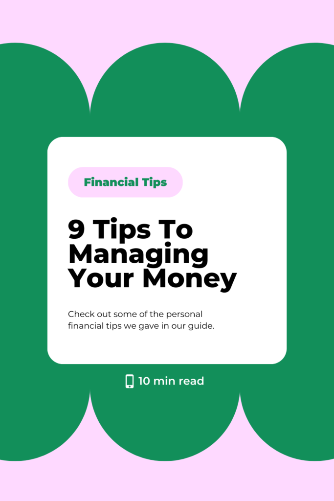 FINANCIAL TIPS TO MANAGE YOUR MONEY DURING BUSINESS